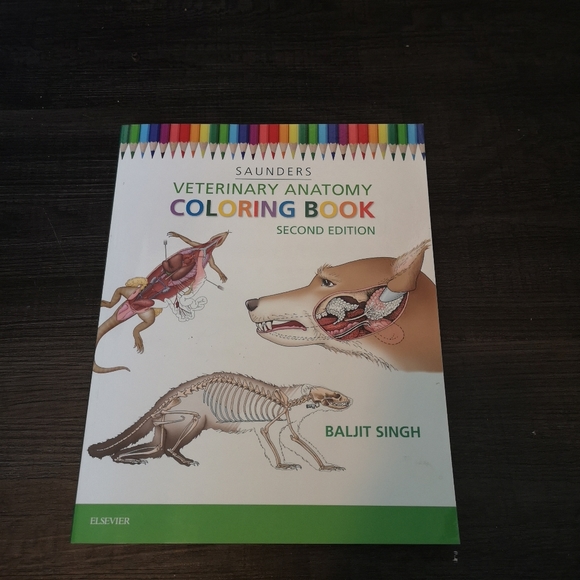 Veterinary Anatomy Colouring Book